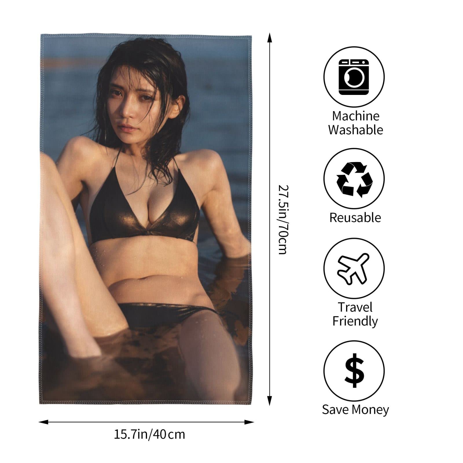 Amazon｜タオル 松本若菜 2 超吸収性ソフト肌にやさしいタオルマイクロ