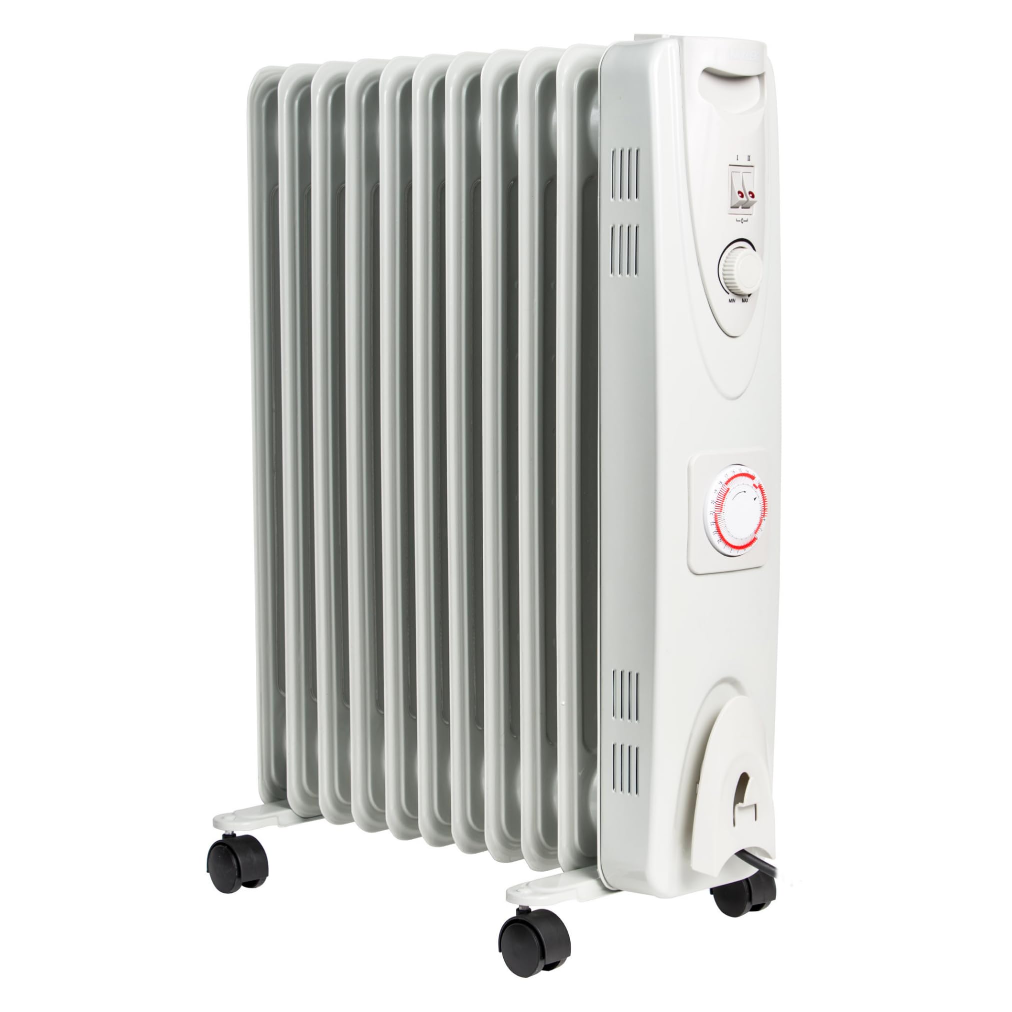 Sponsored Ad – MYLEK Oil Filled Heater Radiators 2500W, Electric Portable White Heaters, Adjustable Thermostat And 24Hr Timer, 3 Heat Settings, Energy Efficient, Safety Tip Over Protection (2.5KW White)