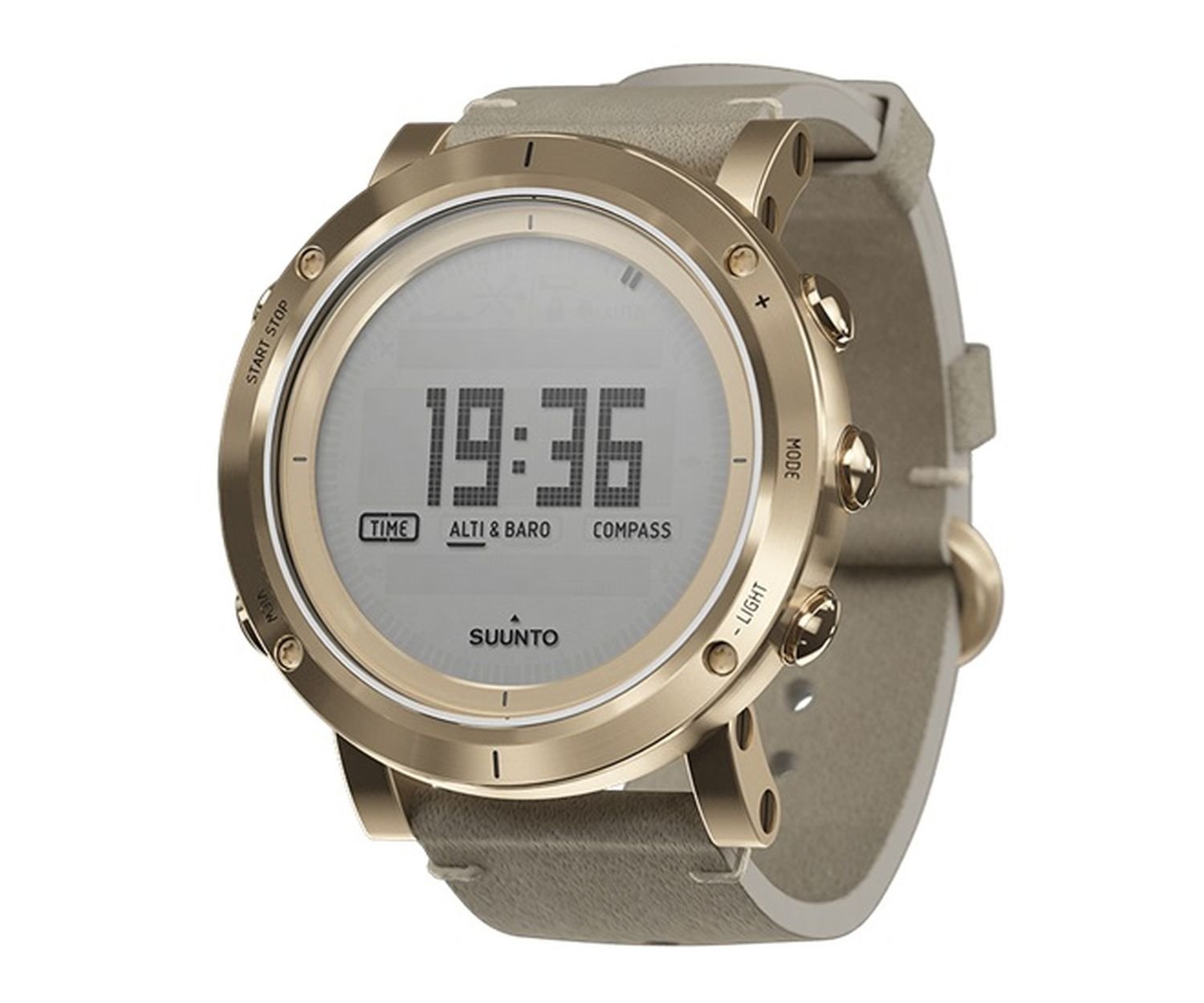 SUUNTO SS021214000 - Reloj de Pulsera Digital para Hombre (Cuarzo, Piel)
