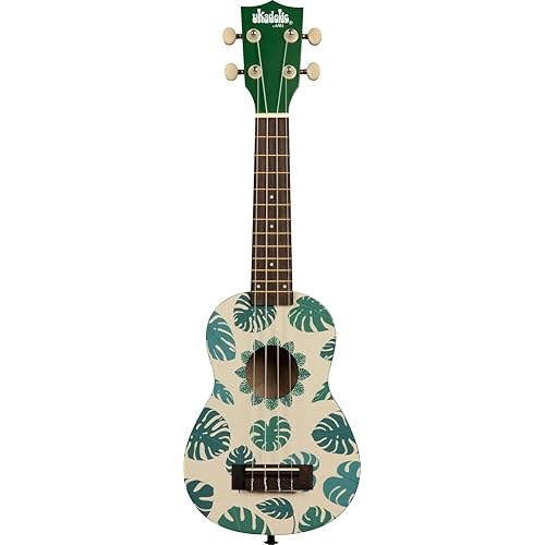 Kala Ukadelic Soprano Ukulele - Monstera
