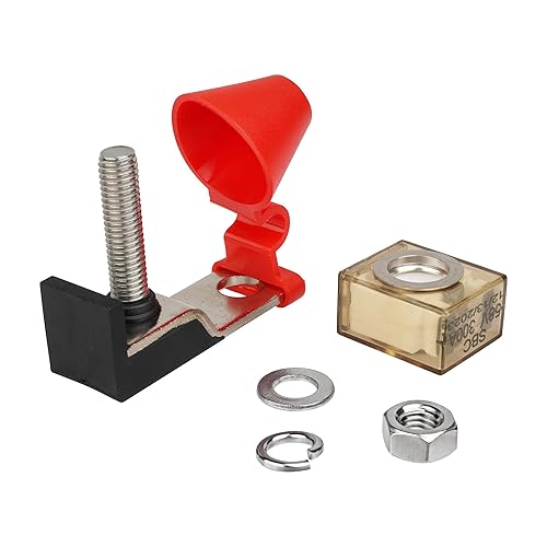 Miniatura 3 de Paquete combinado de fusible de batería de 250 A (MRBF) y bloque de terminales, 58 V CC máximo, IP66, protección contra encendido (paquete de 1)