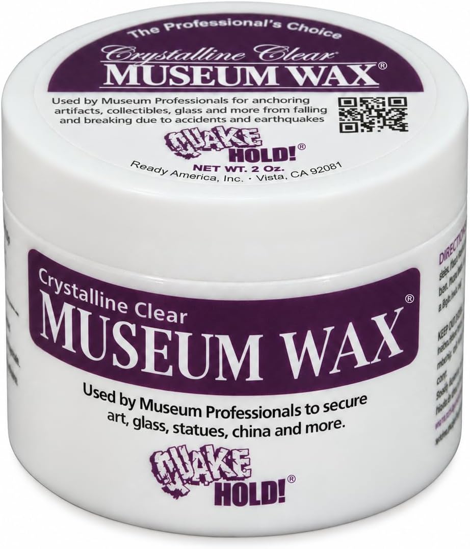QuakeHold! 66111 Museum Wax, Clear Adhesive 2 oz