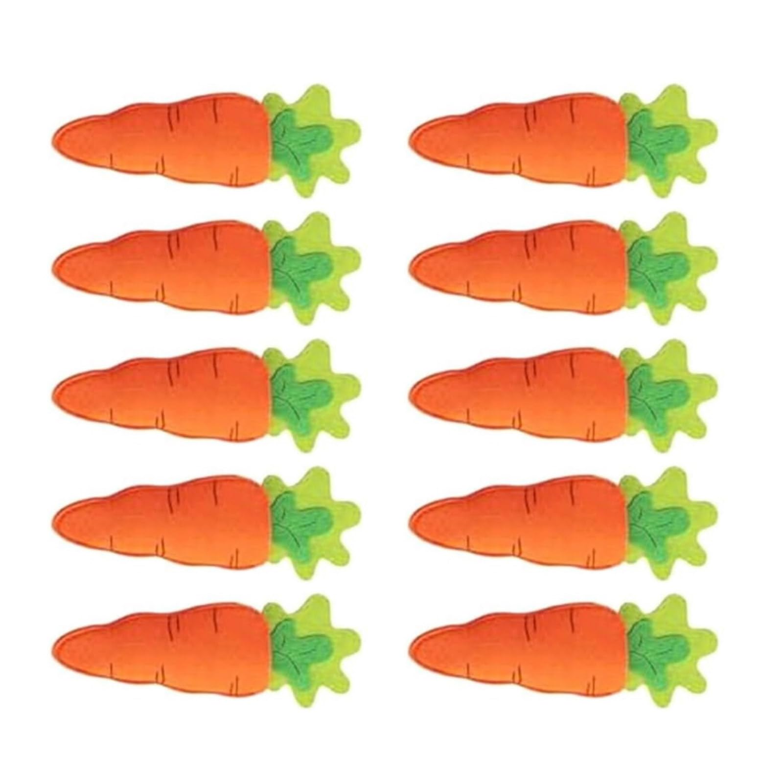 Xjdzineq 10Pcs Easters Carrot Shape Cutter and Fork Bag Tableware Decorations Pocket Cutlery Silverware Holder Flatware Carrot Shape Pocket Cutlery Decoration Supplies Friend