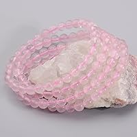 Vista 123 de MASSIVE BEADS Pulsera elástica de yoga hecha a mano con piedra natural, cristal curativo, energía, regalos para adultos unisex de 0.157 in, 0.236