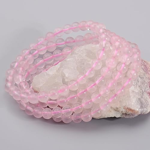 Vista 123 de MASSIVE BEADS Pulsera elástica de yoga hecha a mano con piedra natural, cristal curativo, energía, regalos para adultos unisex de 0.157 in, 0.236