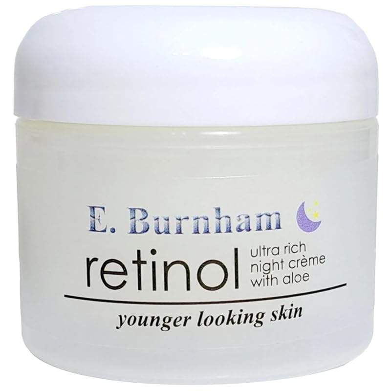 Creme facial noturno E. Burnham com retinil palmitato e aloe, 57 g