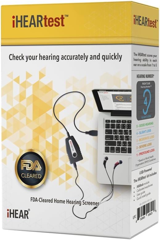iHEARtest, FDA-Cleared Home Hearing Screener