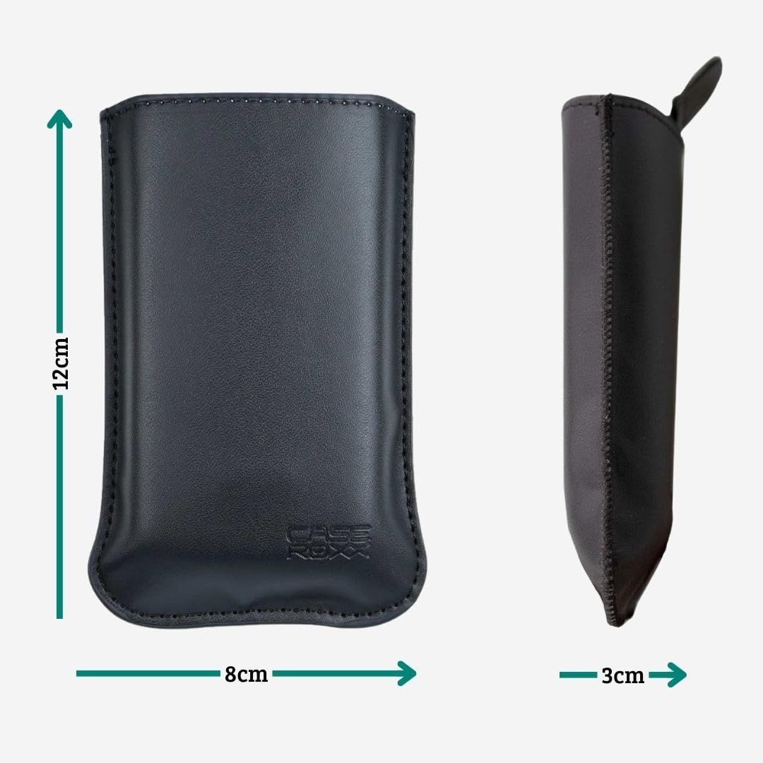Housse Slide Poche Pour Doro Leva L20/21 Et L30/L31 - Cuir Artificiel Noir, Protection élégante