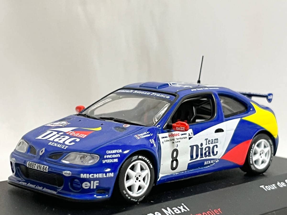 Amazon | Altaya 1/43 ルノー メガーヌ マキシ Team Diac 1996 ツール