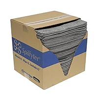 Vista 1 de Spilfyter Almohadillas absorbentes universales de servicio medio para tareas cotidianas 16 x 18 pulgadas, una sola capa 200 unidades Absorción
