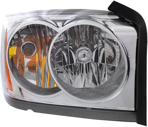 Miniatura 9 de KarParts360 For Dodge Dakota 2005 2006 Headlight Assembly Driver and Passenger Side  Pair  Chrome  CAPA Certified  Replacement For CH2502170,