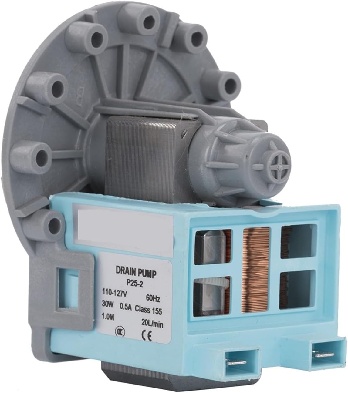 Washing Machine Drain Pump P25-2 PSB-6 30W 0.5A 20L/min