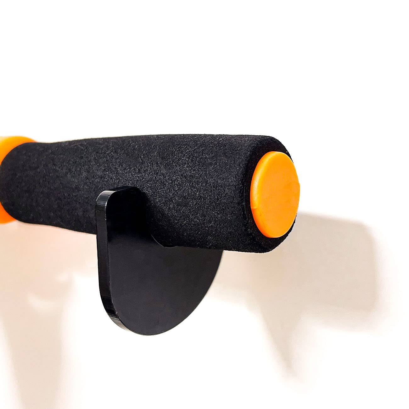N-D 2 Paio di Supporto/Parete Porta per Mazza da Baseball Staffa, Display Orizzontale espositore da Baseball per Softball, Hockey Stick Display Case(nero), universale