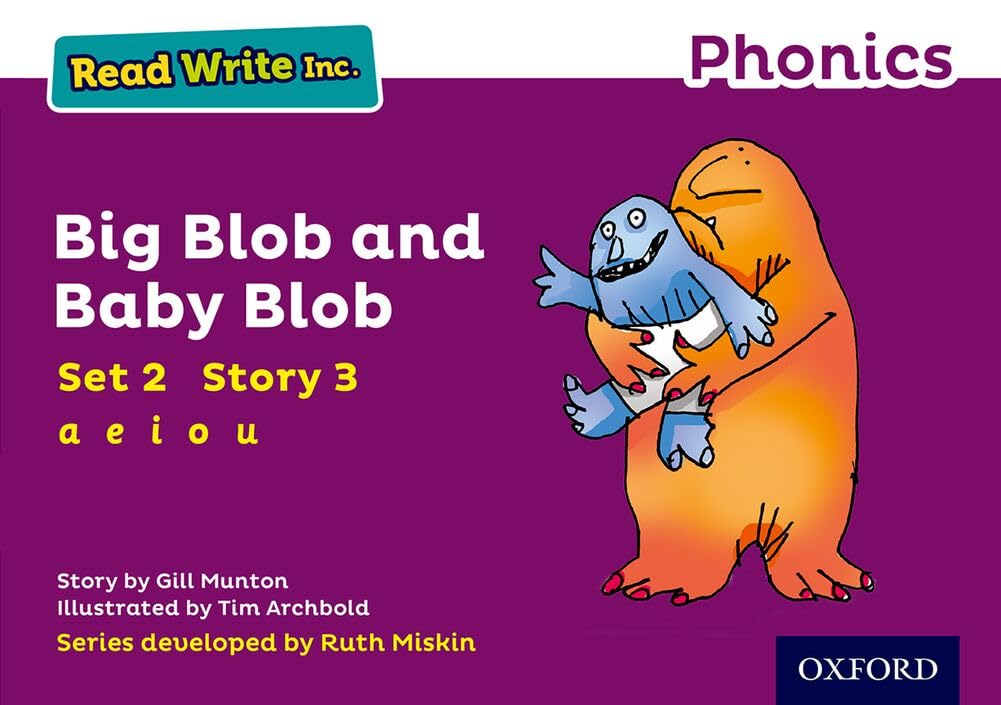 Big Blob and Baby Blob (Purple Set 2 Storybook 3) (Read Write Inc. Phonics)