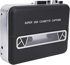 CCYLEZ Cassette to MP3 Converter with Software CD & Earphone, Portable USB Tape to Digital Audio Player Recorder, Auto Reverse, Powered by USB Cable or 2 AA Batteries