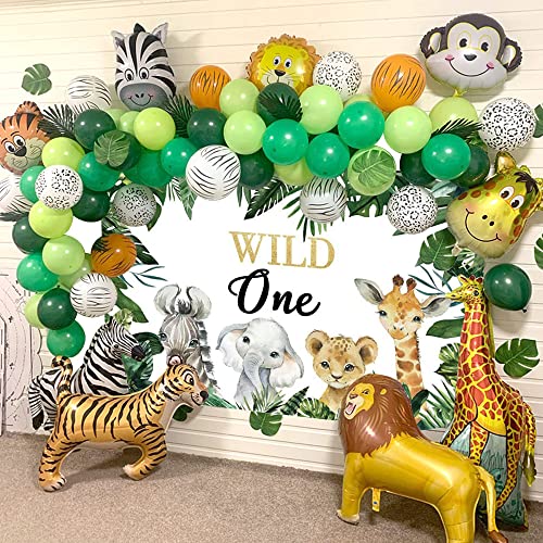 JTgugu Sfondo Giungla Safari Wild One Sfondo