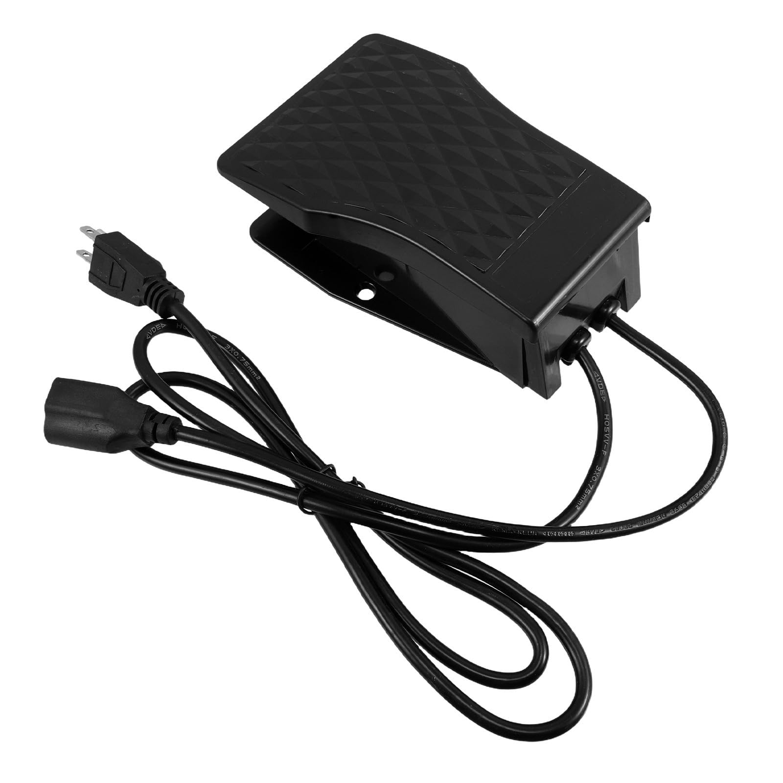 Alipis Pédale de Commande Matériau Plastique Noir Contrôle de Vitesse Infini pour Outil de Meulage Suspendu Électrique Accessoire pour Usage Domestique 220v