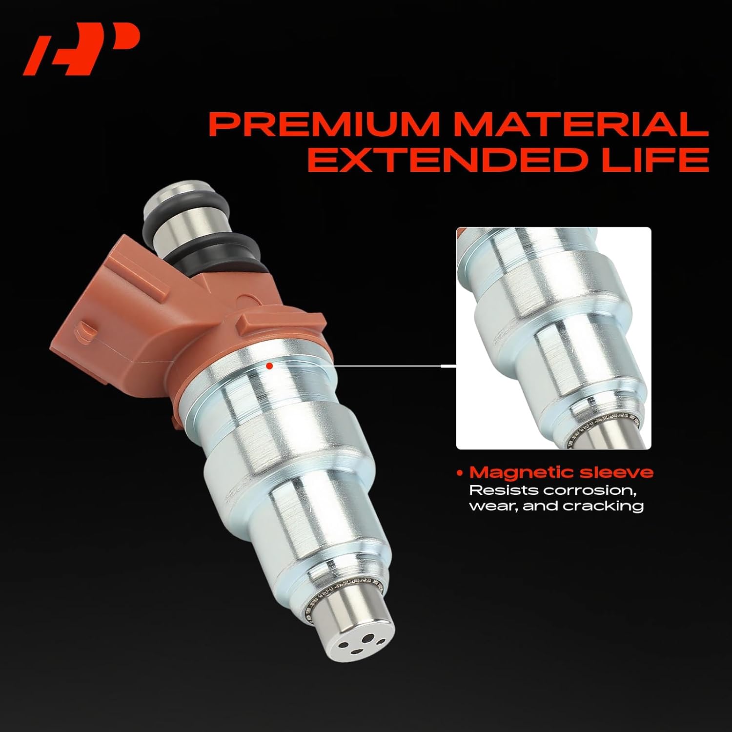 A-Premium Set of 4 Fuel Injectors Compatible with Toyota Tacoma 1995-2000, 4Runner 1996-2000, T100 1996-1998, 2.7L, Replace# 2320979095