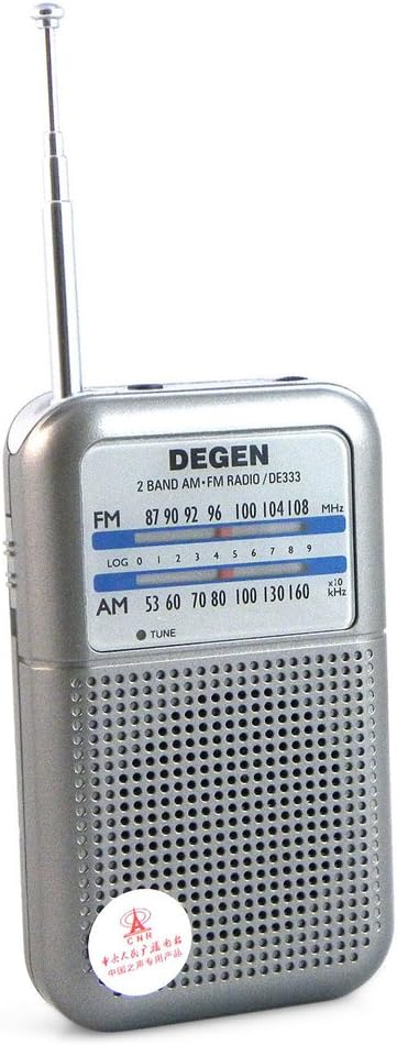 DE333 FM/AM Radio Receiver Mini Handle Portable Two Bands DEGEN Radio