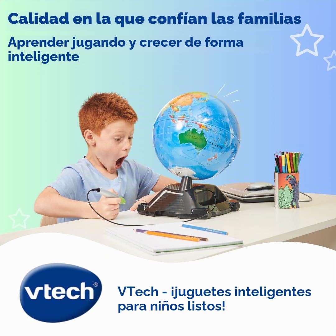 Vtech- Globo de Aprendizaje, Multicolor (80-605464)