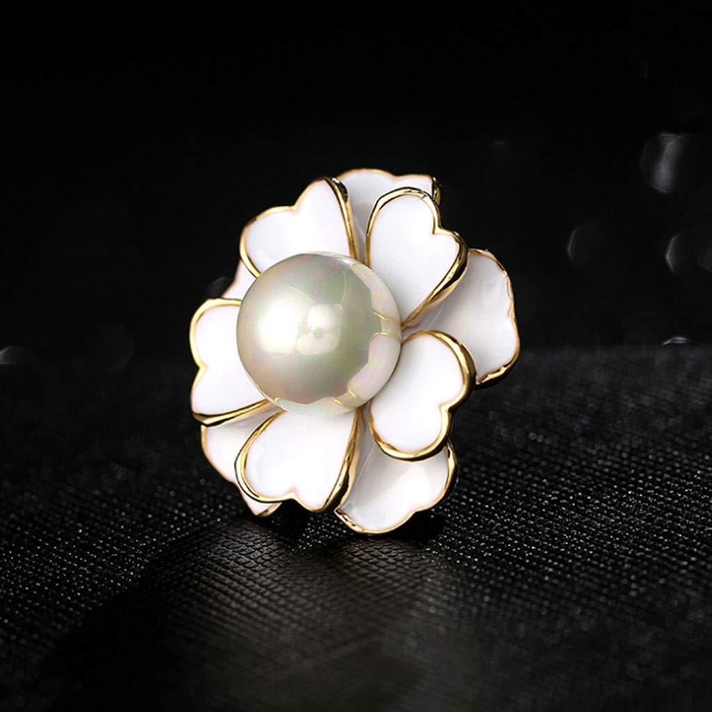 WXKAGF Spilla Spilla con Fiori di Perle, Adatta per Accessori di Abbigliamento da Donna, Possono Essere utilizzate gonne per Vestiti Sciarpe