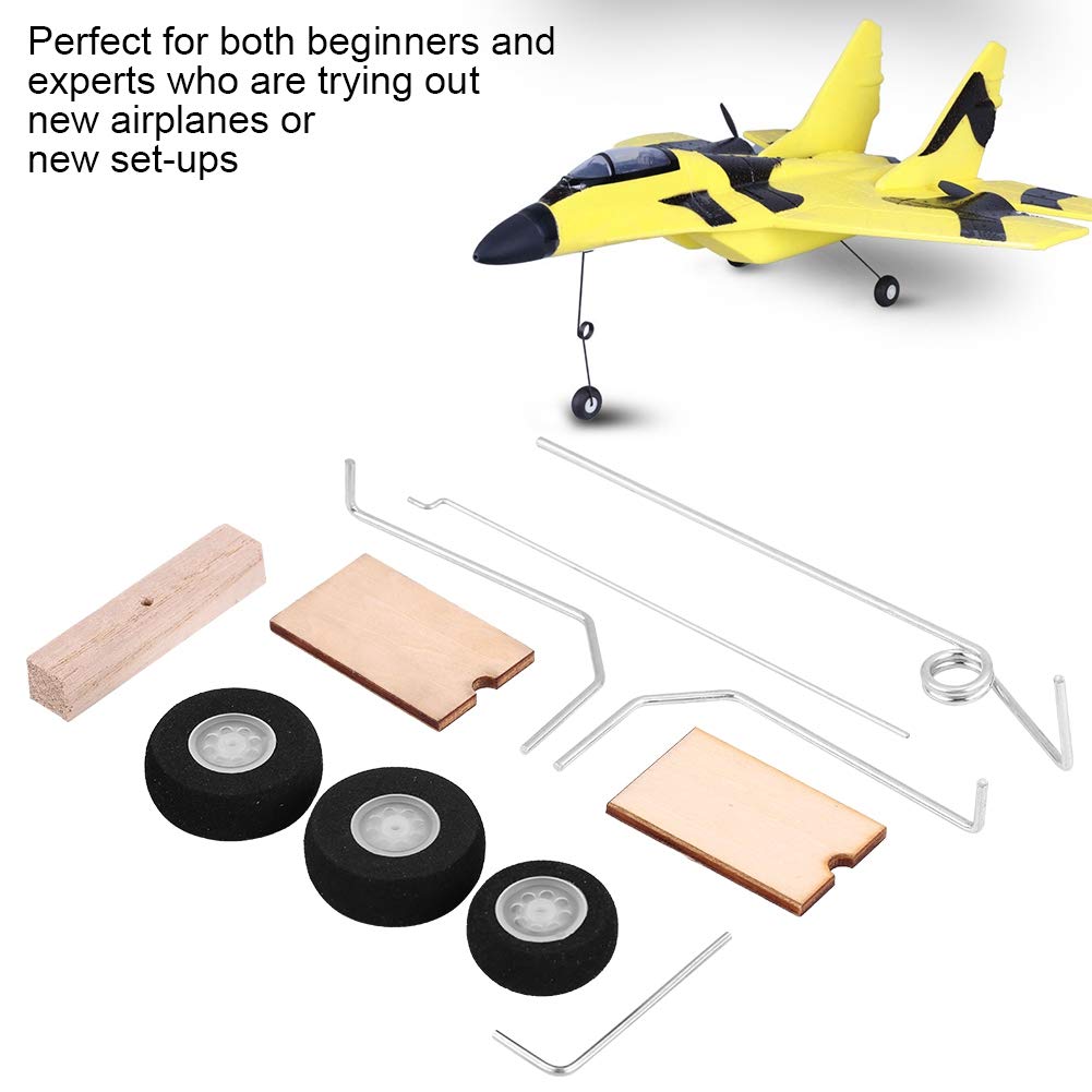 Dilwe-Flugzeug-Fahrwerk, KT-DIY-Festflügel-Modell-Rad-Universal-Satz RC Flugzeug-Zubehör