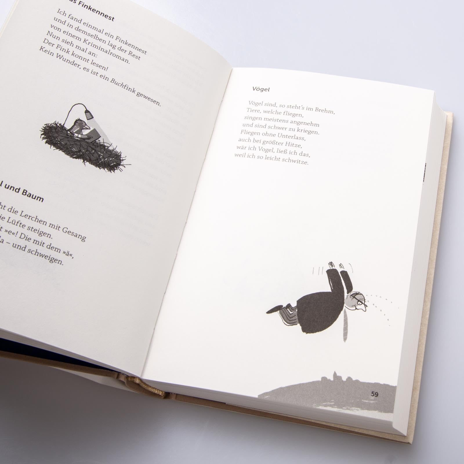 Heinz Erhardt: Die Gedichte: Mit Illustrationen von Jutta Bauer | Satirische Gedichte-Sammlung mit allen Versen des bekannten deutschen Komikers