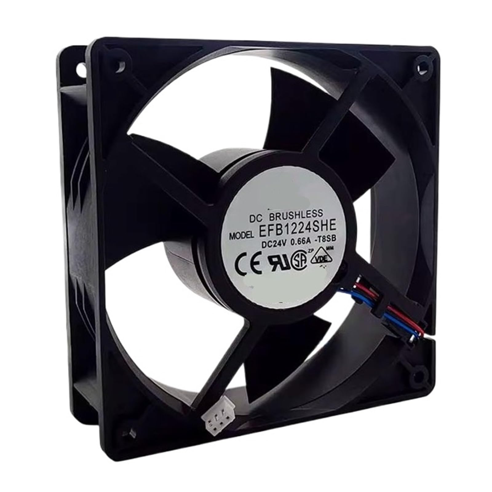 WEUSANXPL EFB1224SHE 24V 0.66A 12038 120 * 120 * 38mm 12cm Cooling Fan