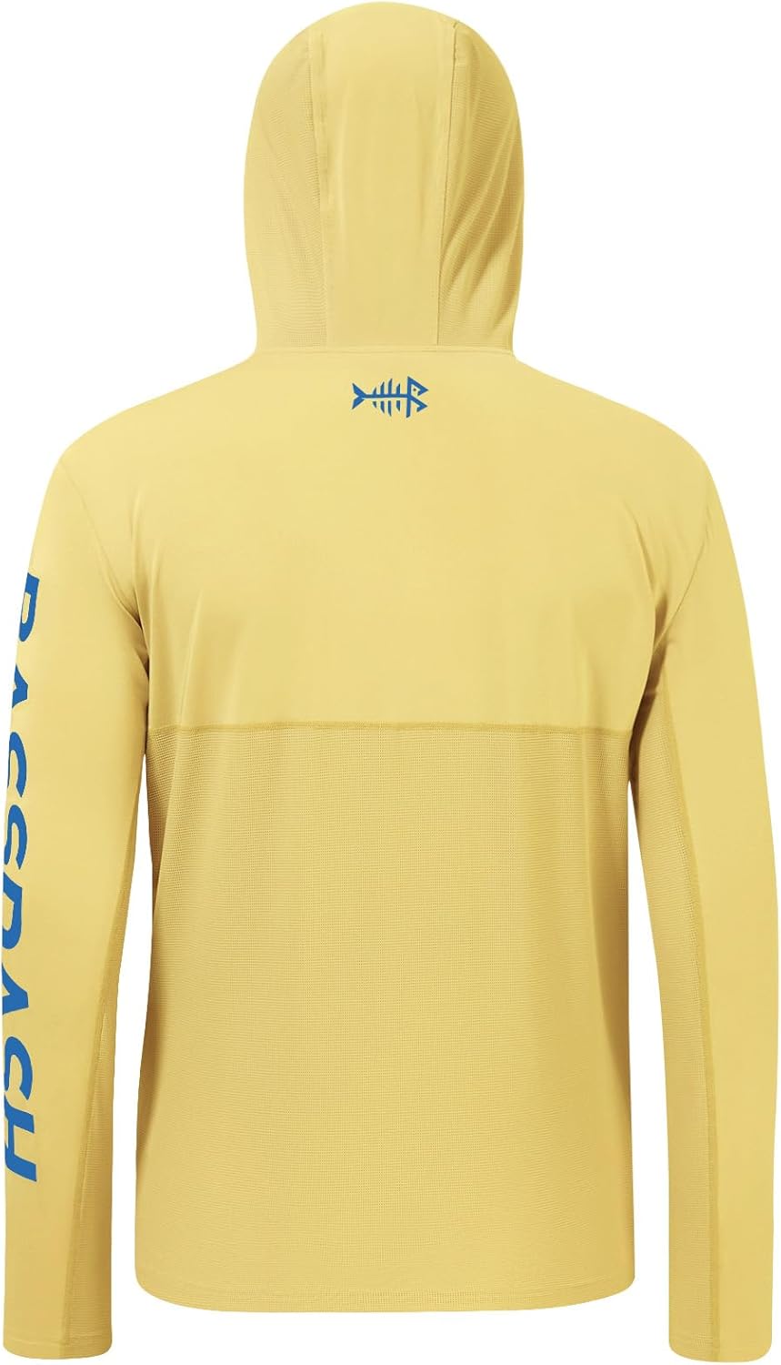 BASSDASH UPF 50+ Men’s UV Sun Protection Long Sleeve Performance Fishing Hoodie Hooded Shirts - Image 2