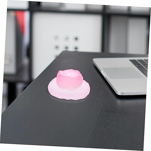 Miniatura 7 de Veemoon Juego de tazas de té vintage de vidrio rosa tazas de té y platillos 2pcs para uso diariofiesta