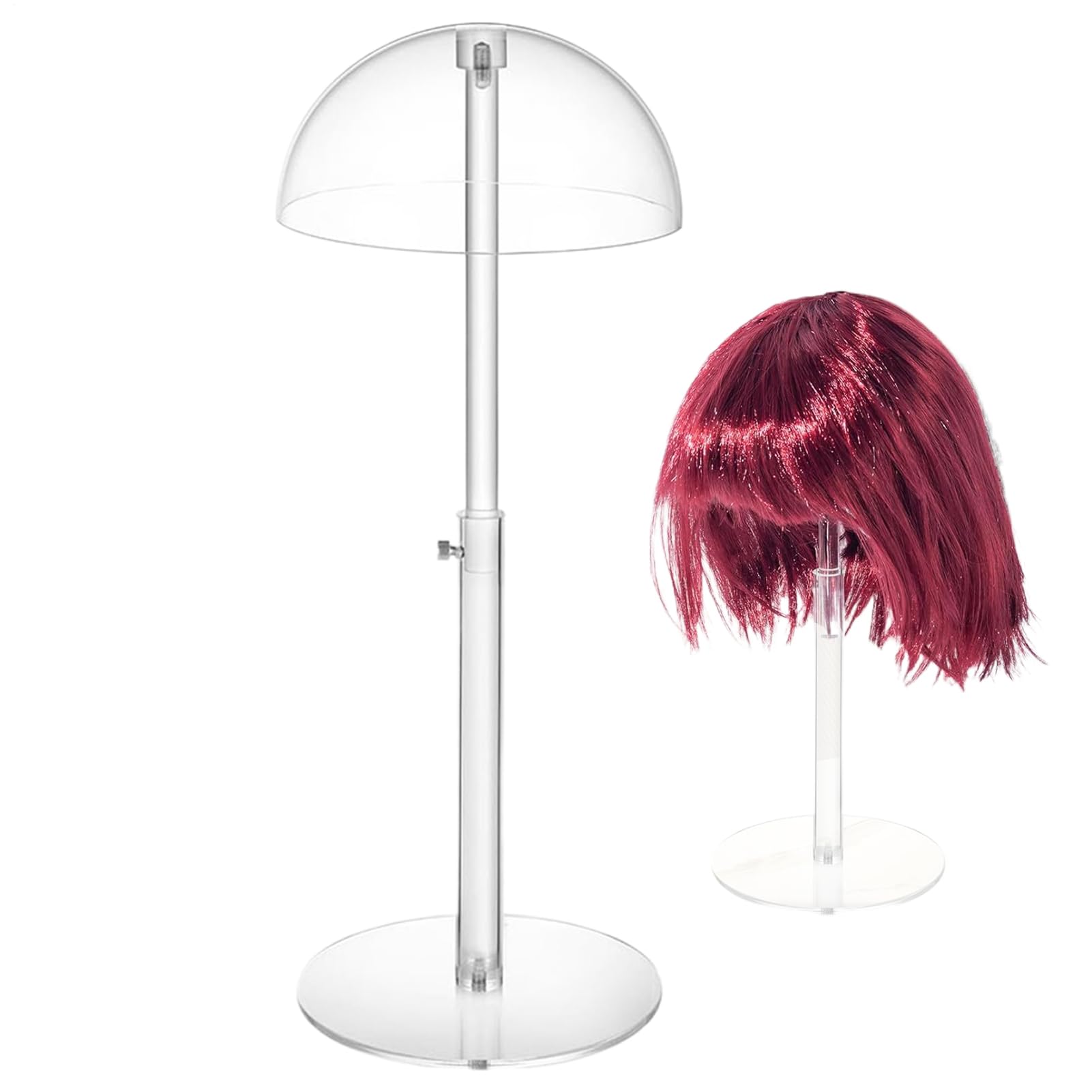 Organisateur chapeau en acrylique transparent haut de gamme pour exposition soignée
