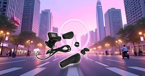 Miniatura 3 de Alomejor 805 - Panel de pantalla LCD para manillar de 0.886 in