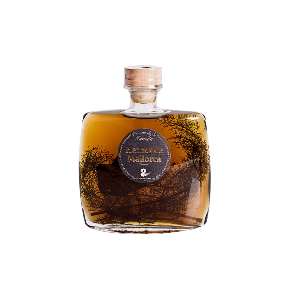 DOS PERELLONS - Herbes de Mallorca Kräuterlikör Balearen Spanien * Reserva de la Familia * Premium (1 x 0.7l)