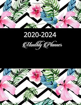 2020-2024 Monthly Planner : 2020-2024 5 Year Monthly Planner, 60 Months Logbook Calendar Agenda Organizer Schedule Yearly Goals Monthly Task Checklist(71 Pages, 8. 5 X11 ) Elegant Gift, Large Size