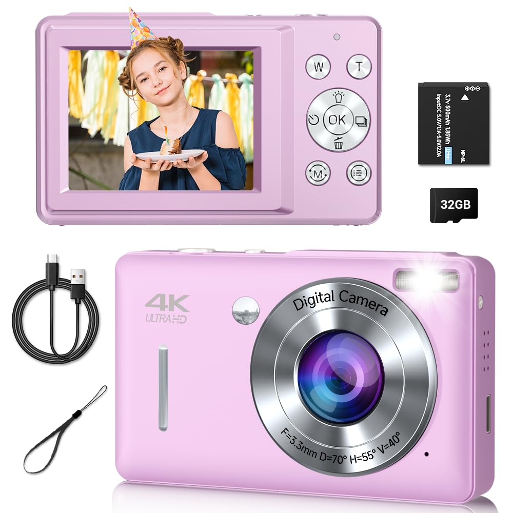 Amazon | デジタルカメラ、子供用カメラ、FHD 1080P ポイント