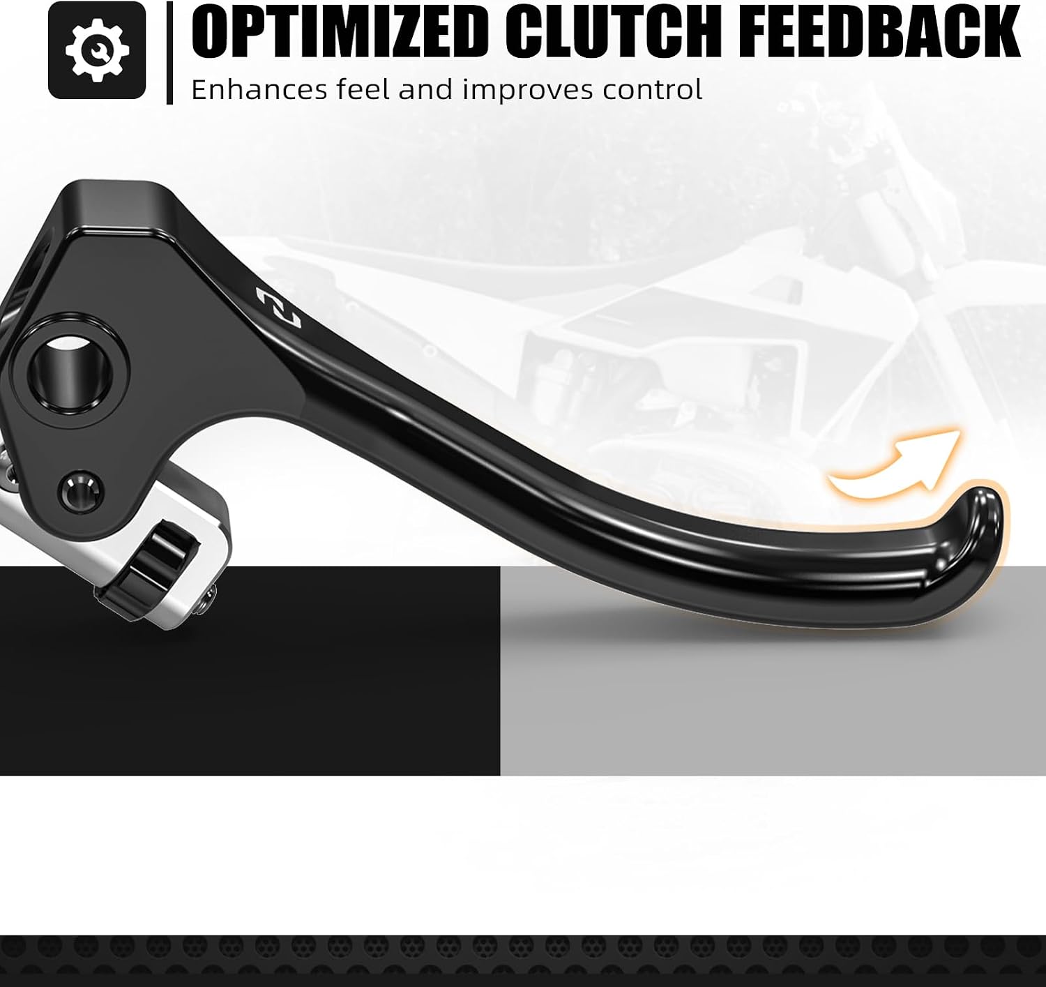 NICECNC Black Shorty Clutch Compatible with Braktec Systems Compatible with Husqvarna TE/FE 150–501 2022–2024 TX 300/FX 350/FX 450 2023 See Fitment