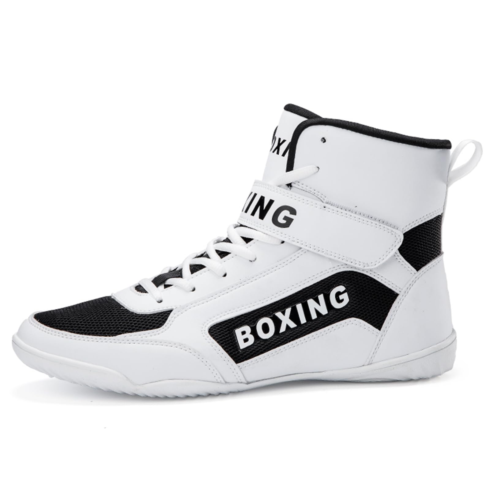 SDEQA Boxschuhe Herren Leichte Kampfsport Boxschuhe Atmungsaktive Bodybuilding Boxen Stiefel athletik Fitnesschuhe Große