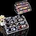 4 Tiers Makeup Holder Tiered Acrylic Organizer for Lipstick Nail Polishes Eye Shadow Toy Collection Dresser Reagent Container Retail E ssential Oils Liquids Paint Oil Bottle Display Rack Stand Station