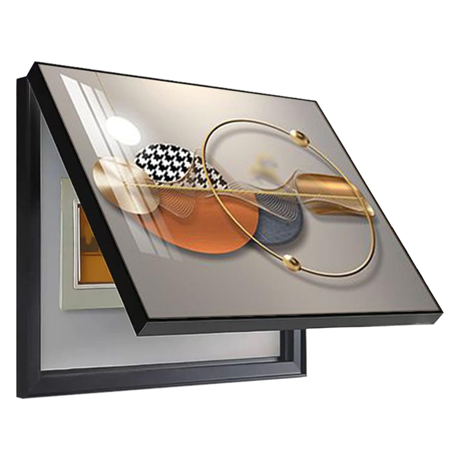 Tapa Cuadro Electrico Cubre, Tapa Cuadro Electrico Decorativos Modernos, Decorativo Caja Medidor Eléctrico, Cubre Pared Pintura Decorativa para Hogar y Oficina D 60x50cm