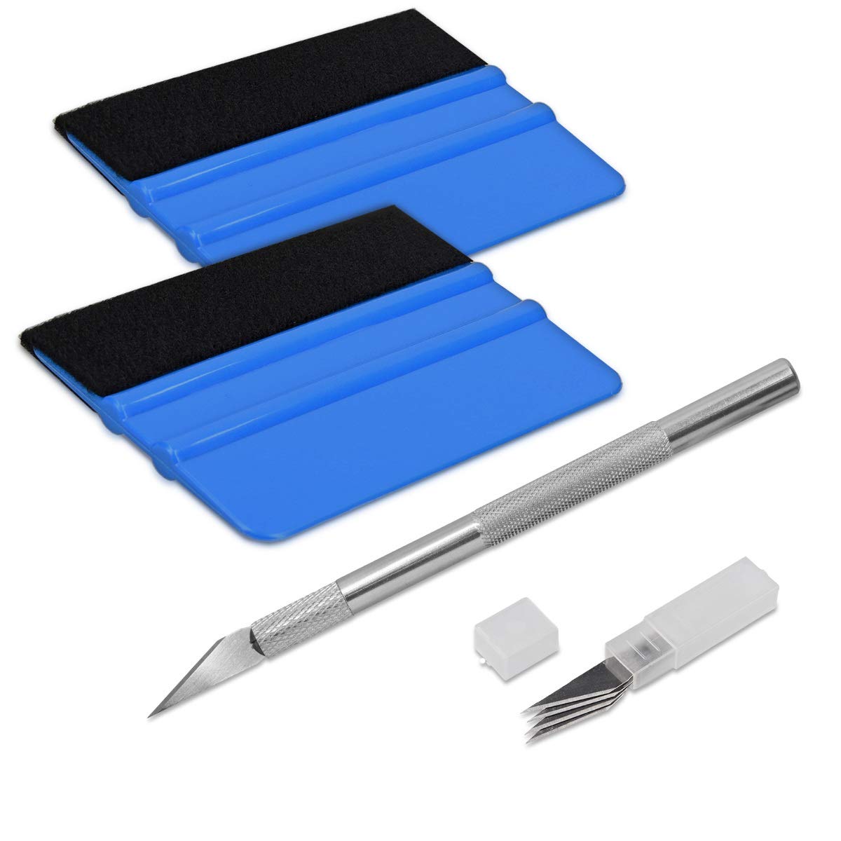 kwmobile Vinyl Wrap Tool Kit Auto Vinyl Wrapping Tools with Squeegee