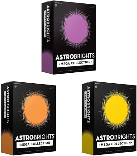 Astrobrights Mega Collection, cartulina de colores y Astrobrights Mega Collection, cartulina de colores y Astrobrights Mega Collection, cartulina de
