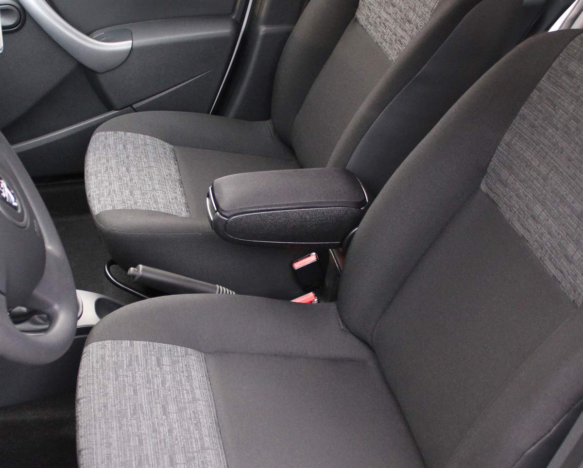 Accessorio Auto Con Posacenere Bracciolo Auto Per Dacia Duster 2010-2017 - In Pelle Nera, Con Posacenere E Portaoggetti, Montaggio Semplice Bracciolo Dacia Duster - Foto 10