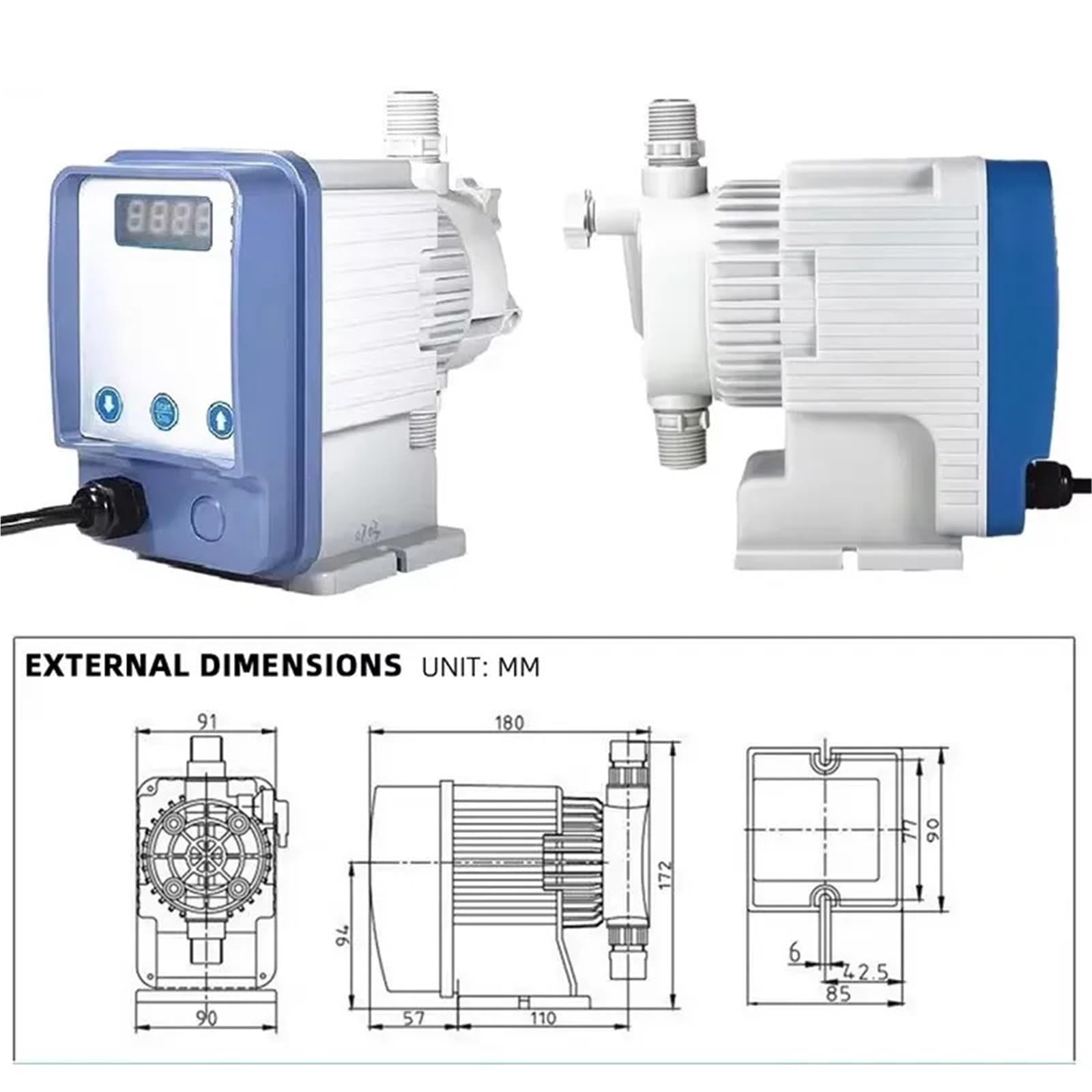 Membranpumpen – Elektromagnetische Dosierpumpe, 6 Produktbild-Vorschau 2
