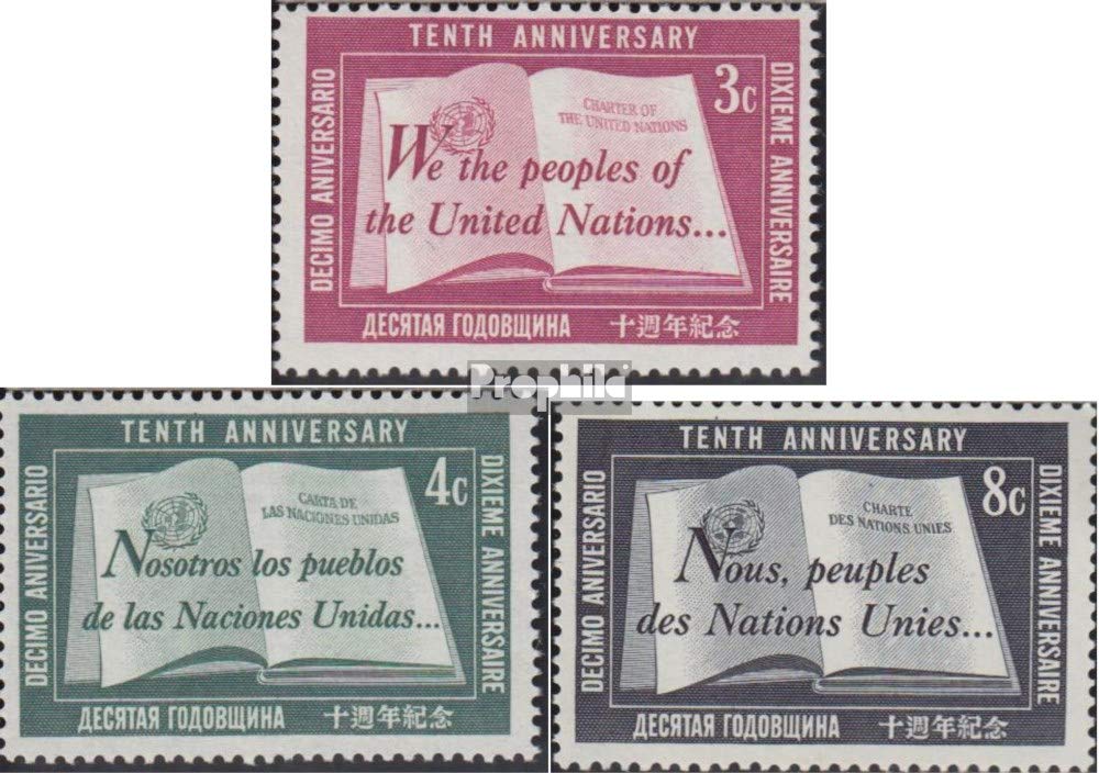 UNO New York Briefmarken Komplett 1963 – Sondermarken Postfrisch MNH, Prophila Collection
