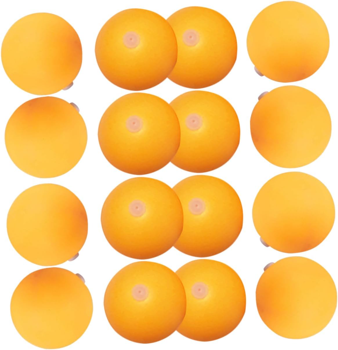 WOONEKY 100pcs Plastic Pingpong Balls for Pong Practice Machine Table Tennis Training Balls Elastic Soft Shaft