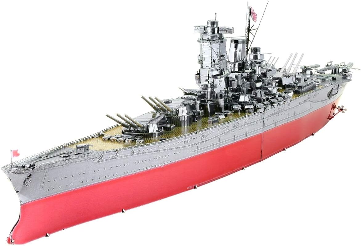 Fascinations Metal Earth ICONX Yamato Battleship 3D Metal Model Kit