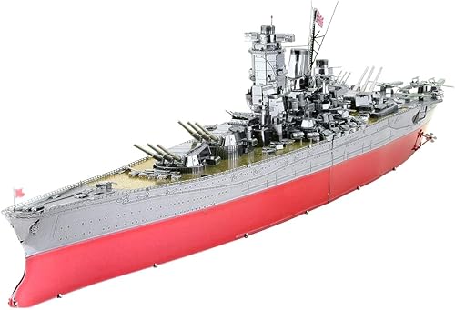 Fascinations Metal Earth Premium Series Yamato Battleship 3D Kit de modelo de metal