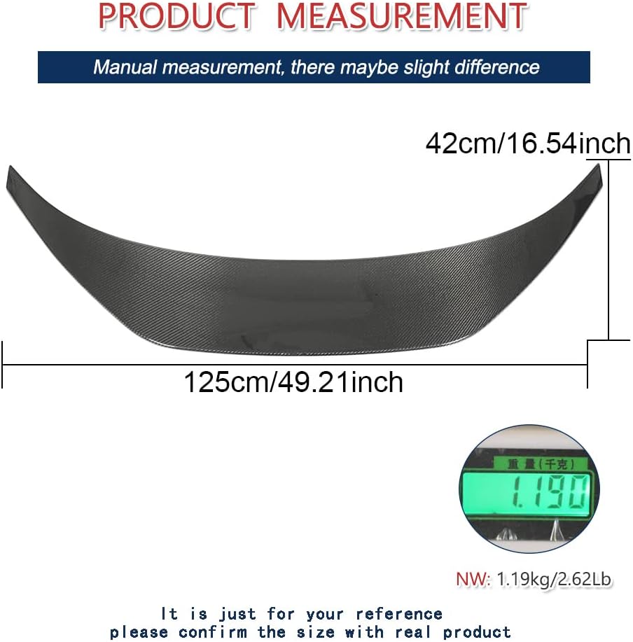 Carbon Fiber Trunk Spoiler Compatible with 2022-2026 Subaru BRZ & Toyota GR86 Custom Parts Trunk Lip High Kick Rear Wing Spoiler Body Kits Factory Outlet