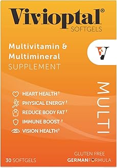 Vivioptal Multi, 30 Softgels, Multivitamin & Multimineral, Gluten Free, German Formula