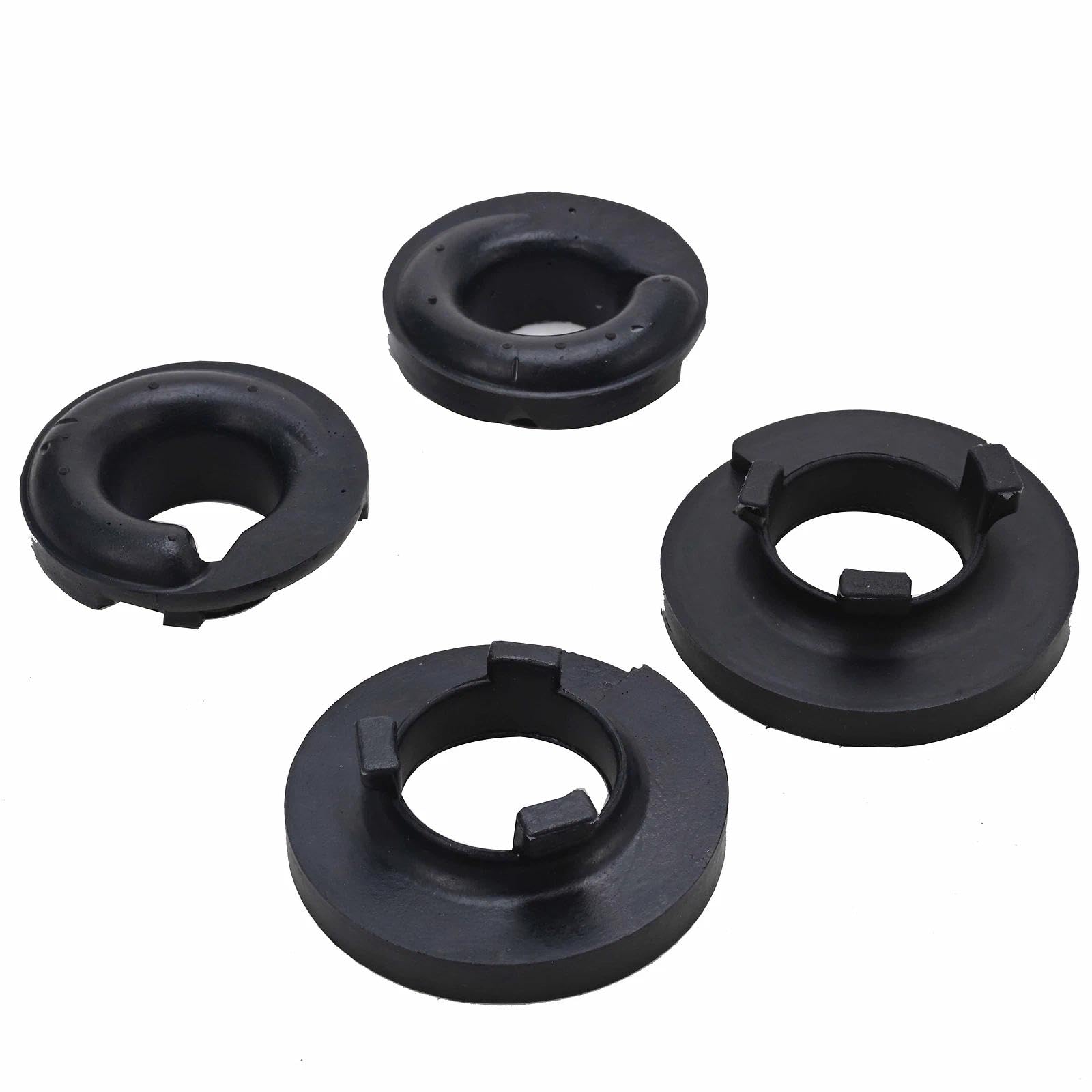 4 x obere und untere Federunterlage Satz Hinterachse Kompatibel mit VW California T5 Camper Multivan V VI Transporter T5 T6 2003-2024 7E0511149D 7H0511149 7H0511149B 7H0511150B